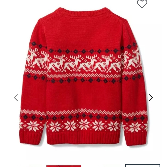 Janie & Jack | Reindeer Sweater🦌🎄| Toddler Boy 2T| Holiday, Christmas, Preppy - Picture 4 of 8